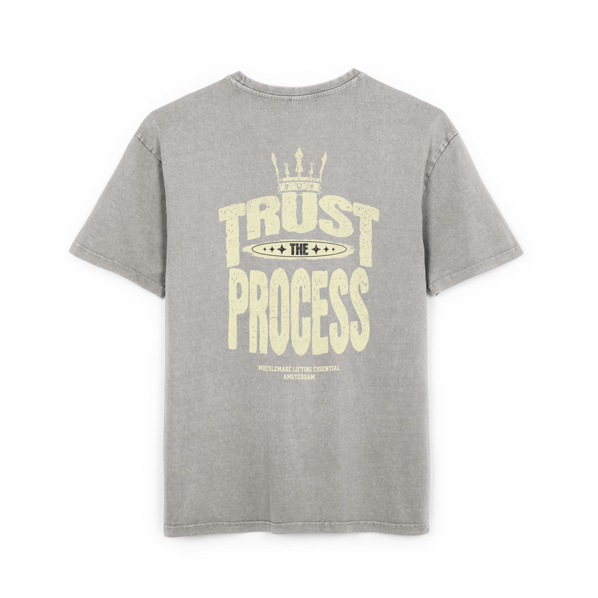 Acid Washed Heavy Oversize Tee - Trust The Process