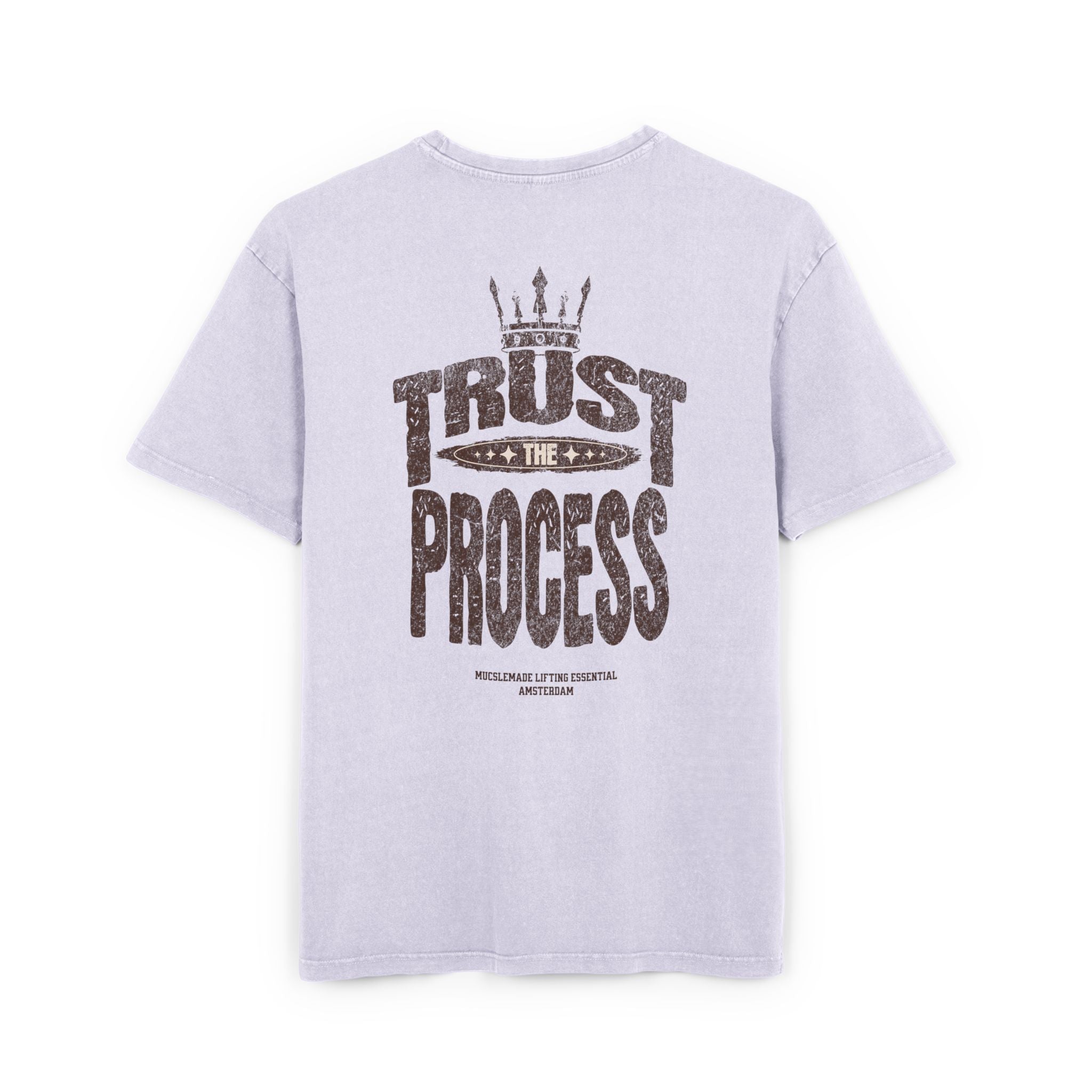 Acid Washed Heavy Oversize Tee - Trust The Process