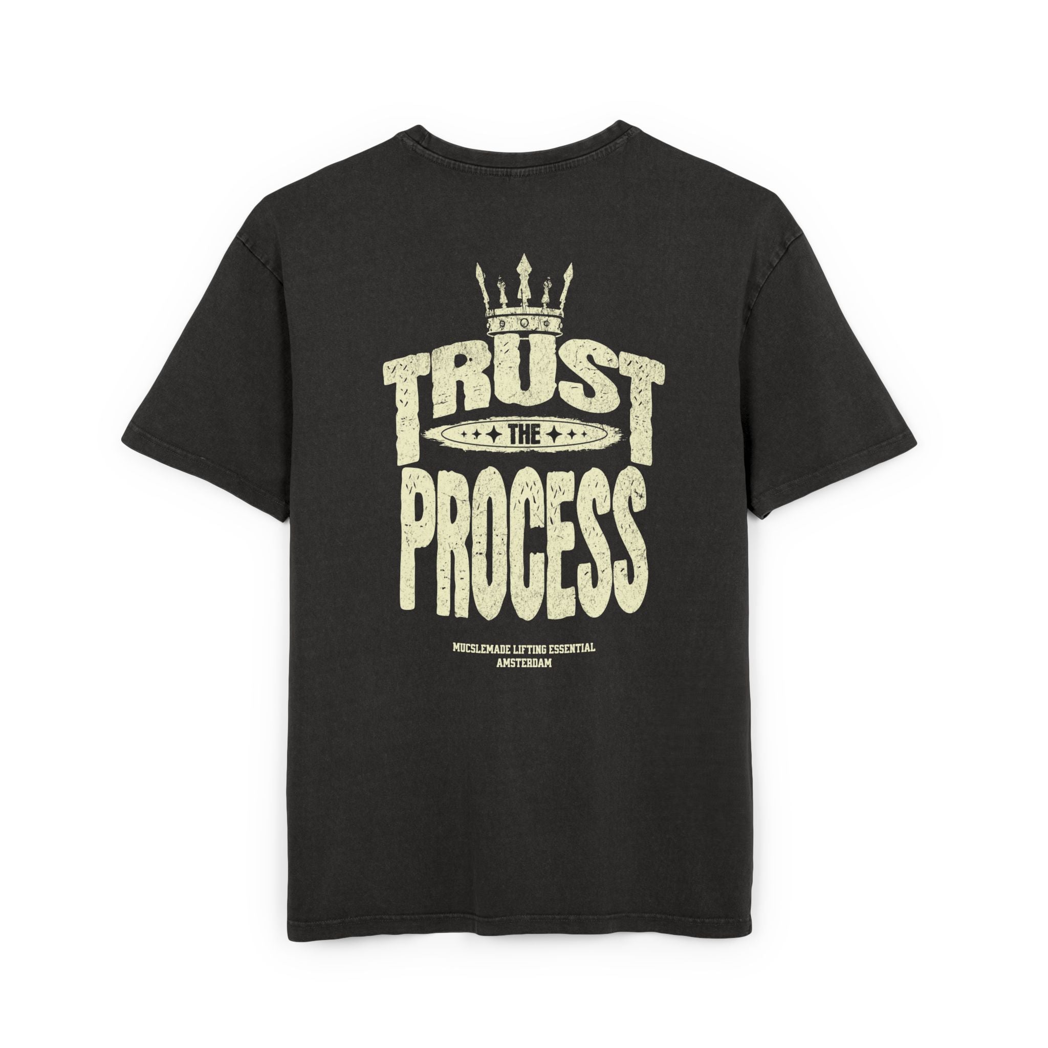 Acid Washed Heavy Oversize Tee - Trust The Process